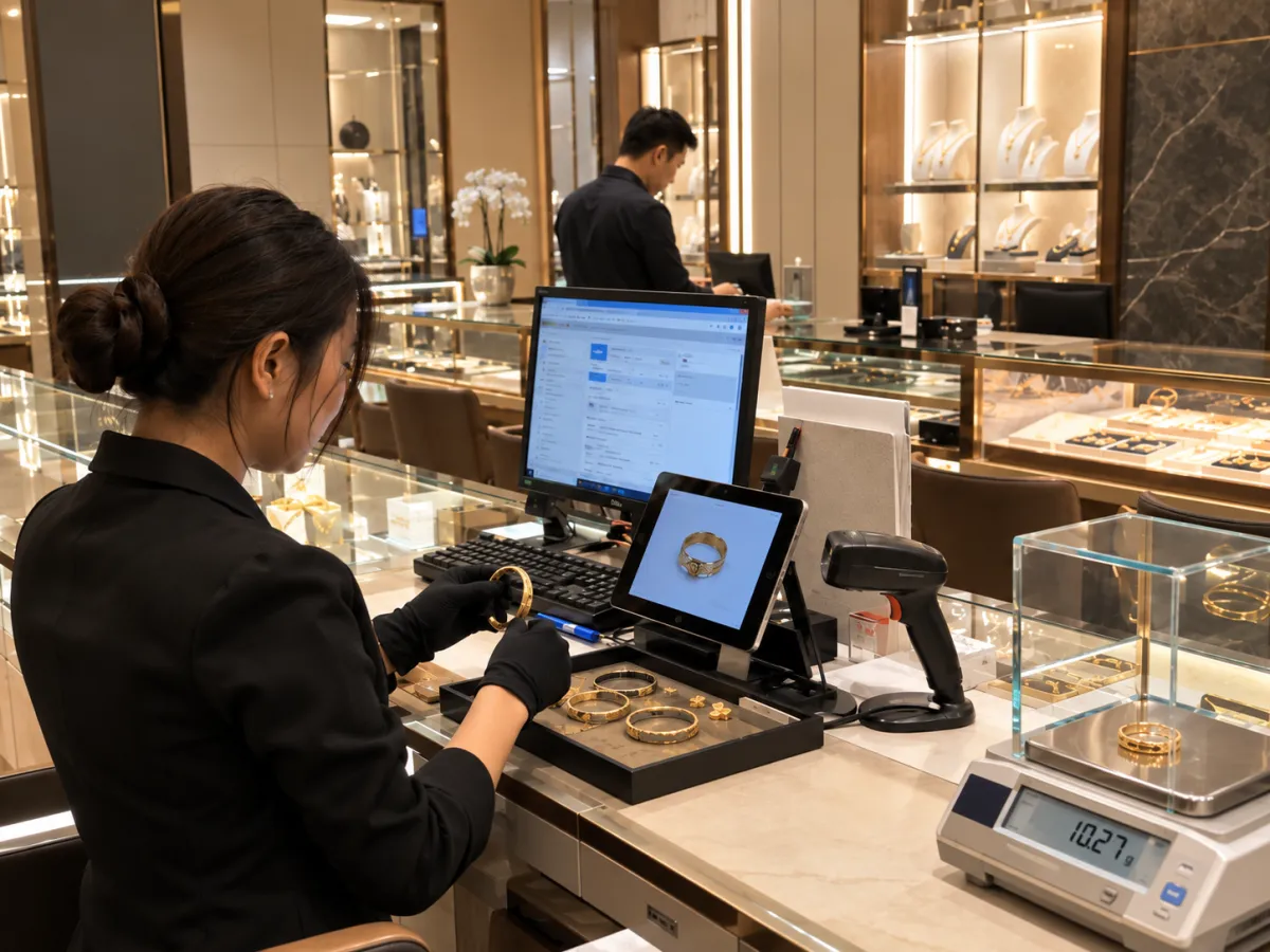 MHT Gold dashboard and POS screens