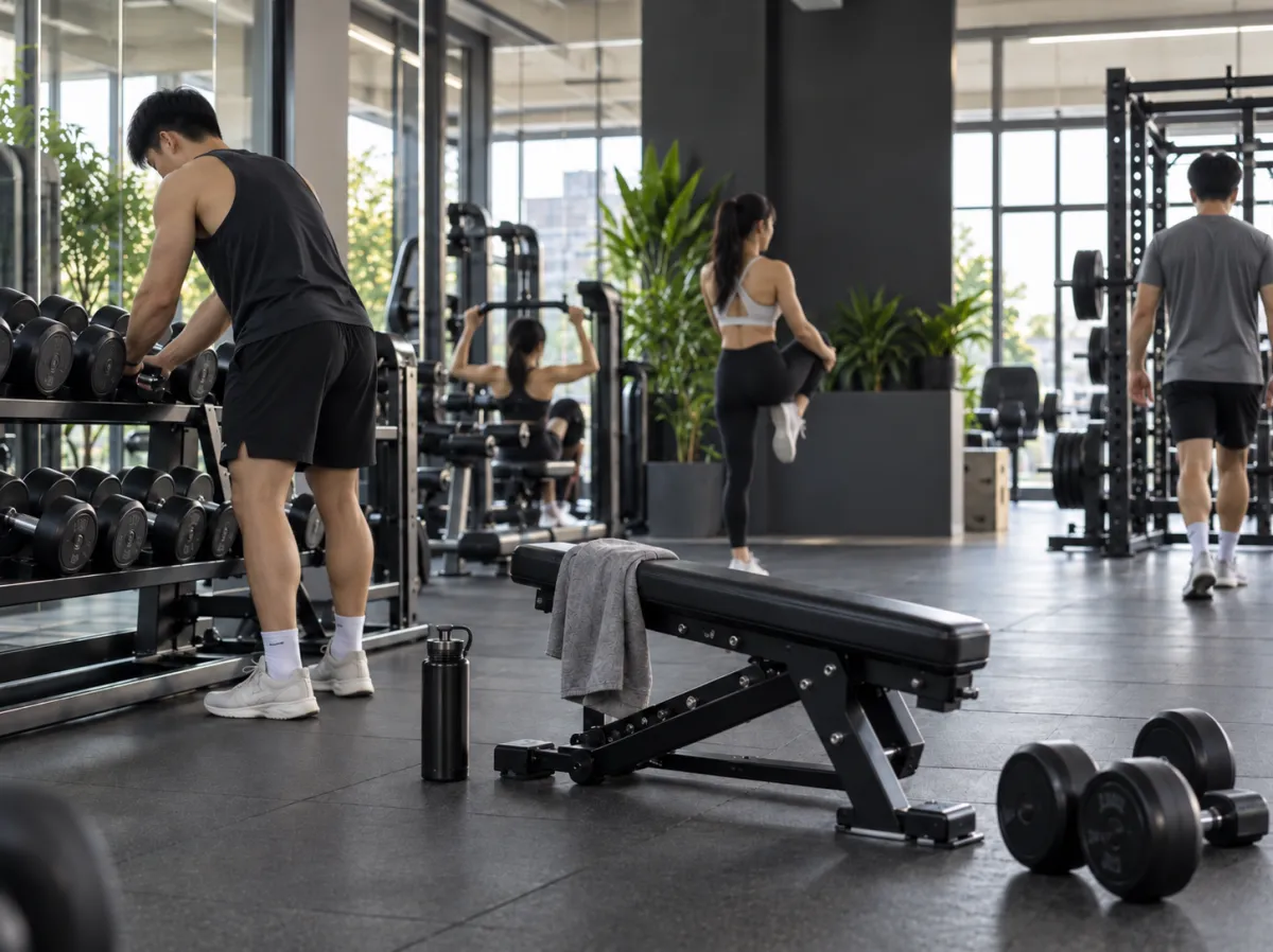 Gym & Sports System dashboard, membership and access control screens